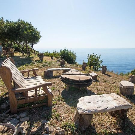 Coin De Paradis Vue Dominante Sur Mer, Montagne Et Tour Genoise Avec Jacuzzi Pino Exterior photo